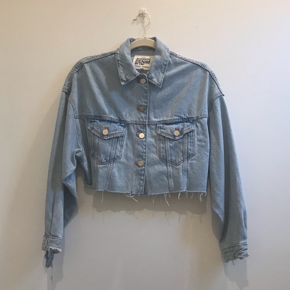 zara neon green denim jacket